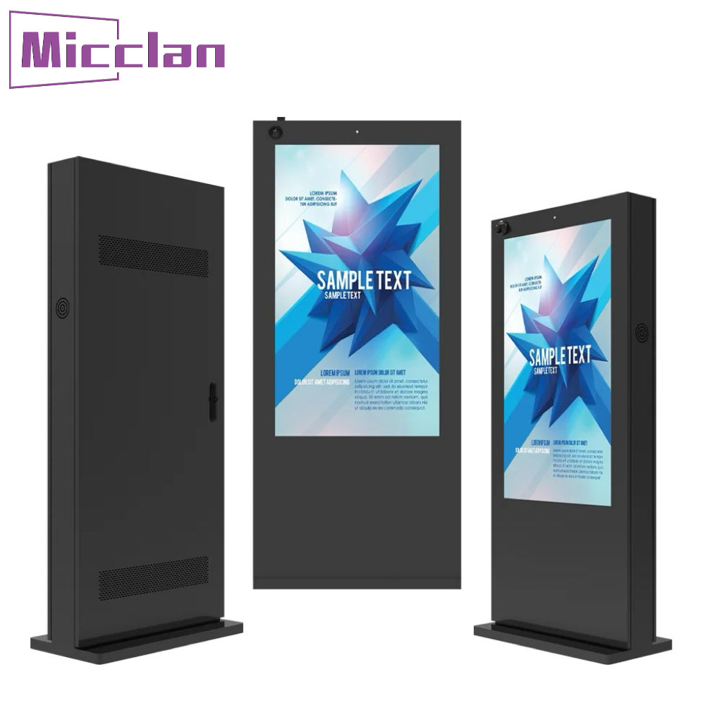 MICCLAN Free-standing-Outdoor-touch-screen-Kiosks