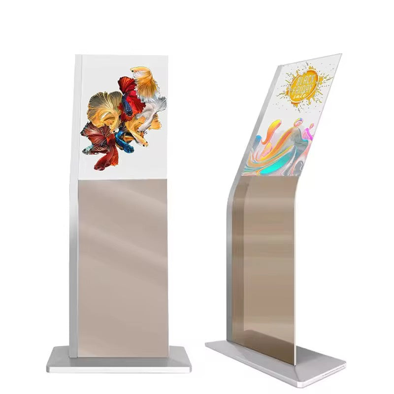 Transparent Touch Screen Kiosk – Interactive Holographic Display
