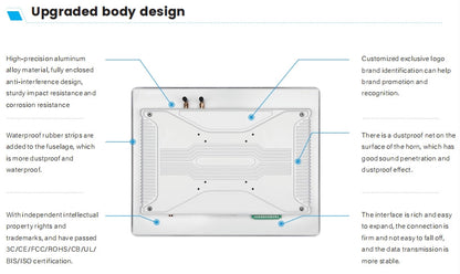 15 inch healthcare grade ip65 watreproof industrial touch screen panel all in one computers