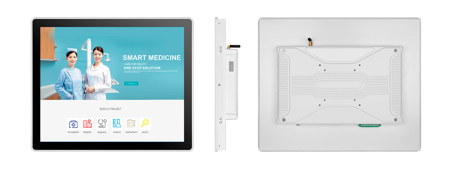 19 inch healthcare grade ip65 watreproof industrial touchscreen panel all in one computers