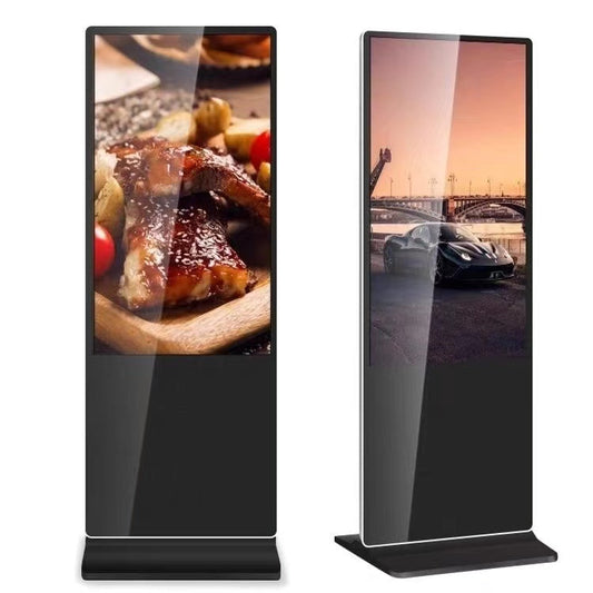 55 inch free-standing indoor Android/Windows Touch screen panel all in one PC display interactive Kiosks