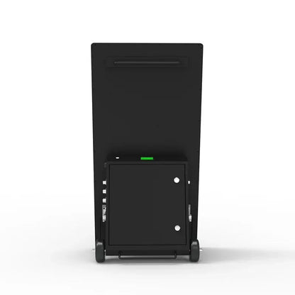outdoor IP 65 Waterproof portable battery touch display kiosk computer with moveable wheel