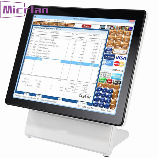 15 inch Nail salons restaurants supermarkets touch screen POS